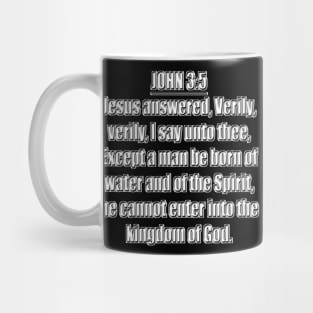 Bible Verse  John 3:5 Mug